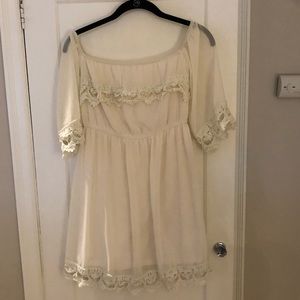 Boho Crocheted Lace Dress